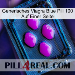 Generic Viagra Blue Pill 100 On One Side 04